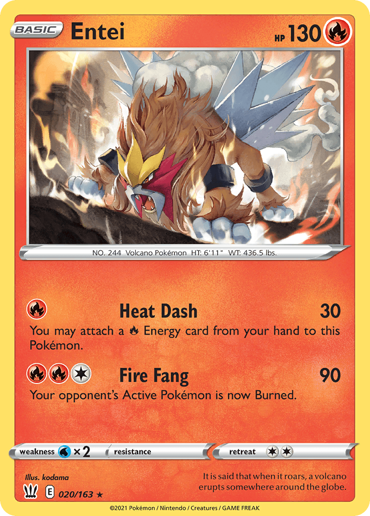 Entei Battle Styles