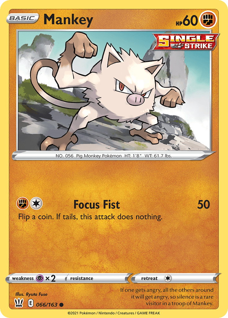 Mankey Battle Styles