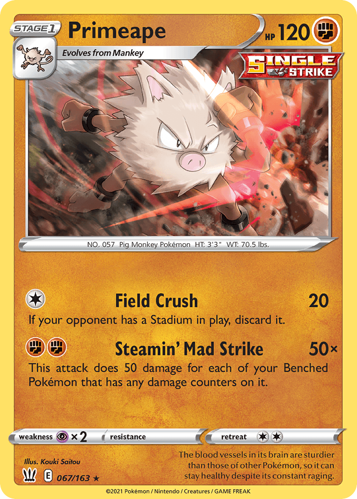 Primeape Battle Styles