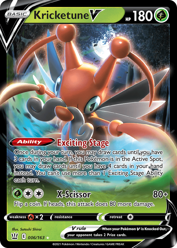 Kricketune V Battle Styles