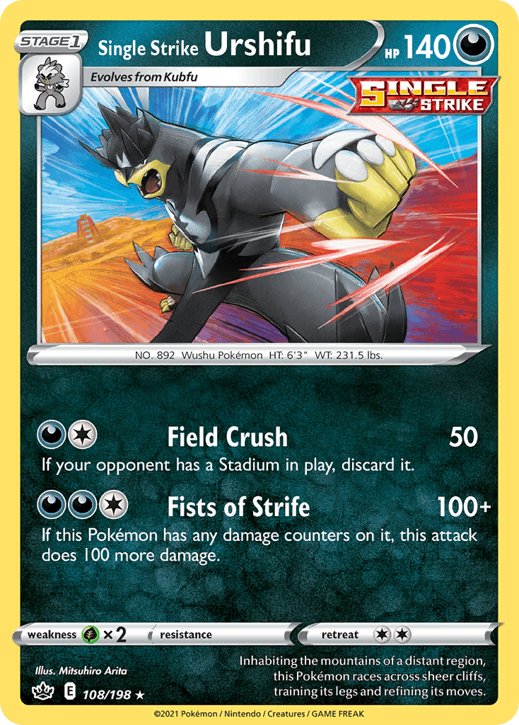 Single Strike Urshifu Chilling Reign