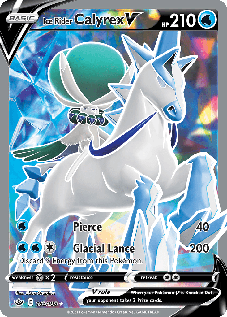 Ice Rider Calyrex V Chilling Reign