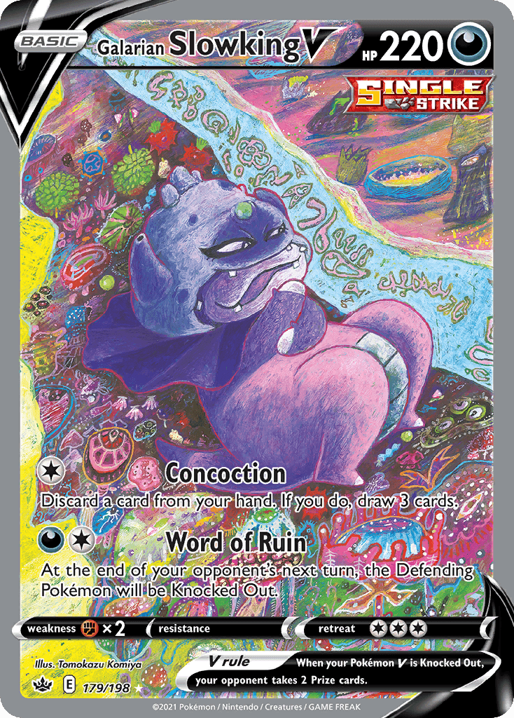 Galarian Slowking V Chilling Reign