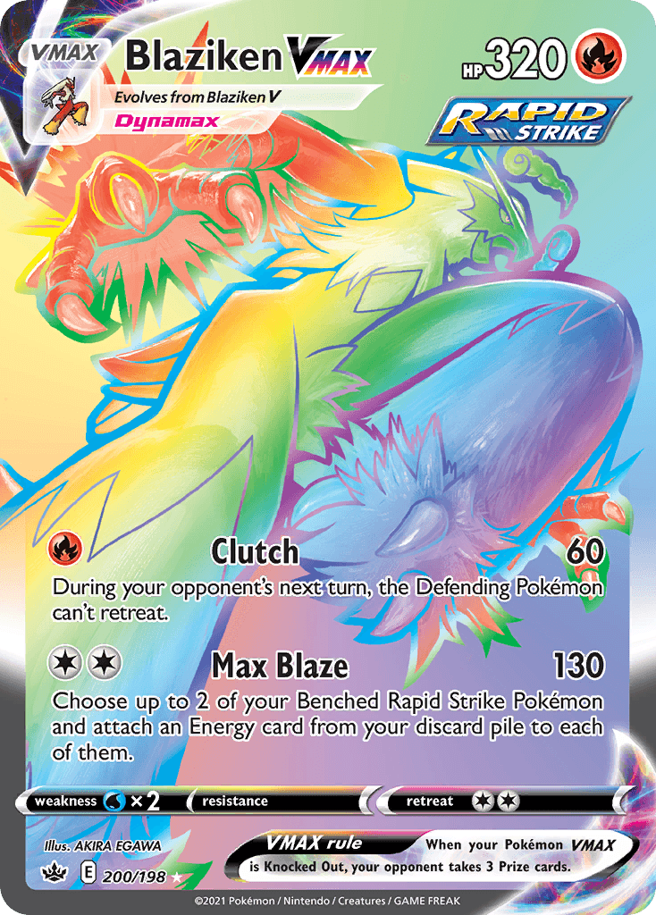 Blaziken VMAX Chilling Reign