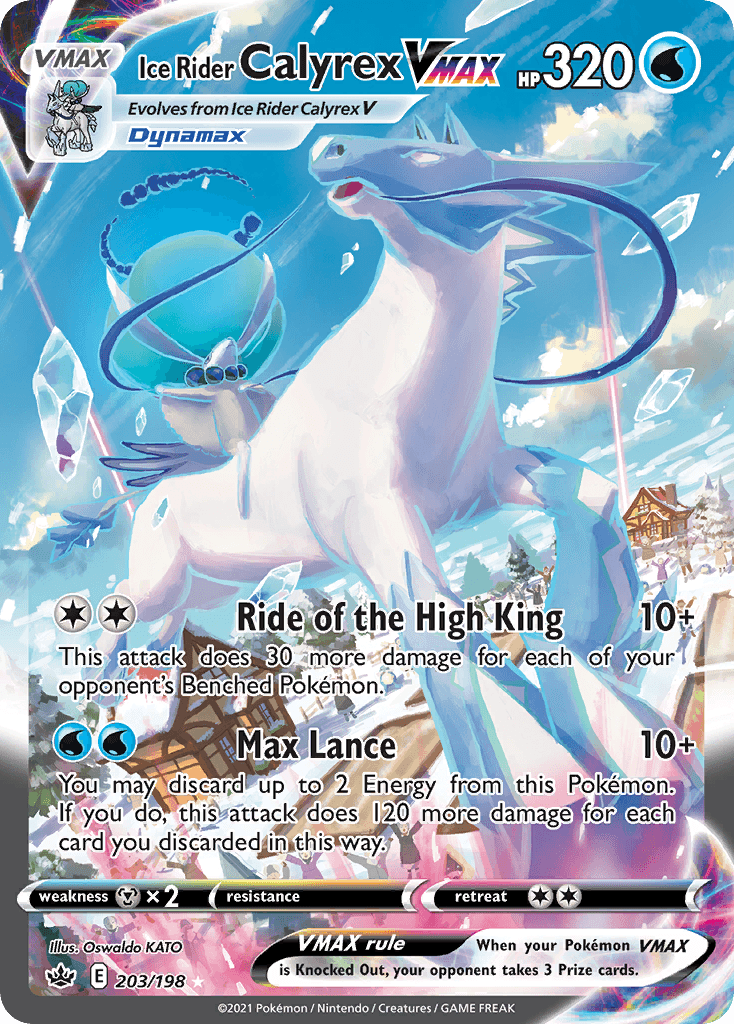 Ice Rider Calyrex VMAX Chilling Reign