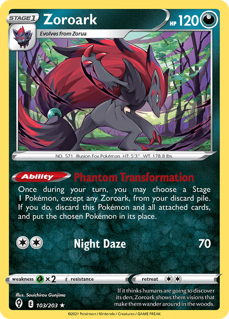 Zoroark Evolving Skies
