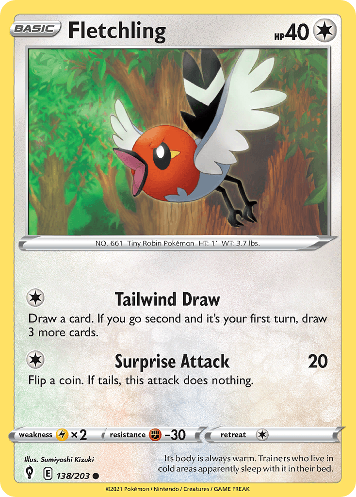 Fletchling Evolving Skies