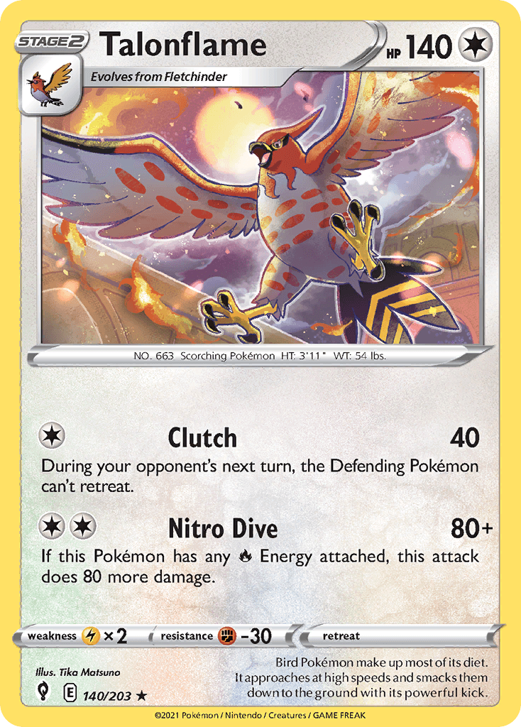 Talonflame Evolving Skies