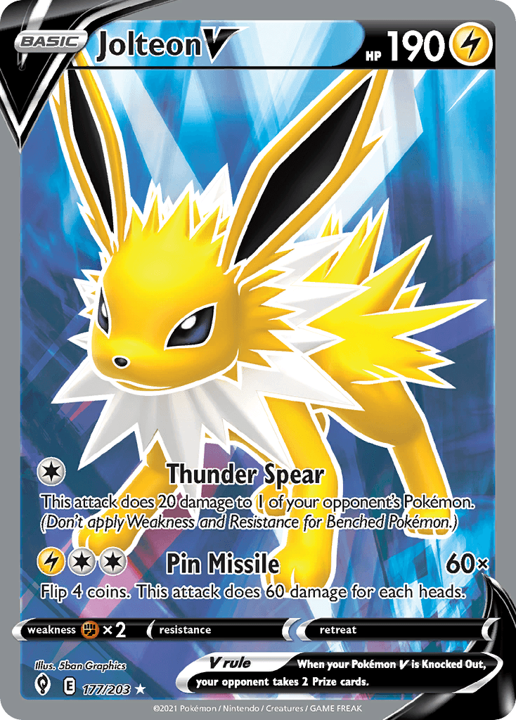 Jolteon V Evolving Skies