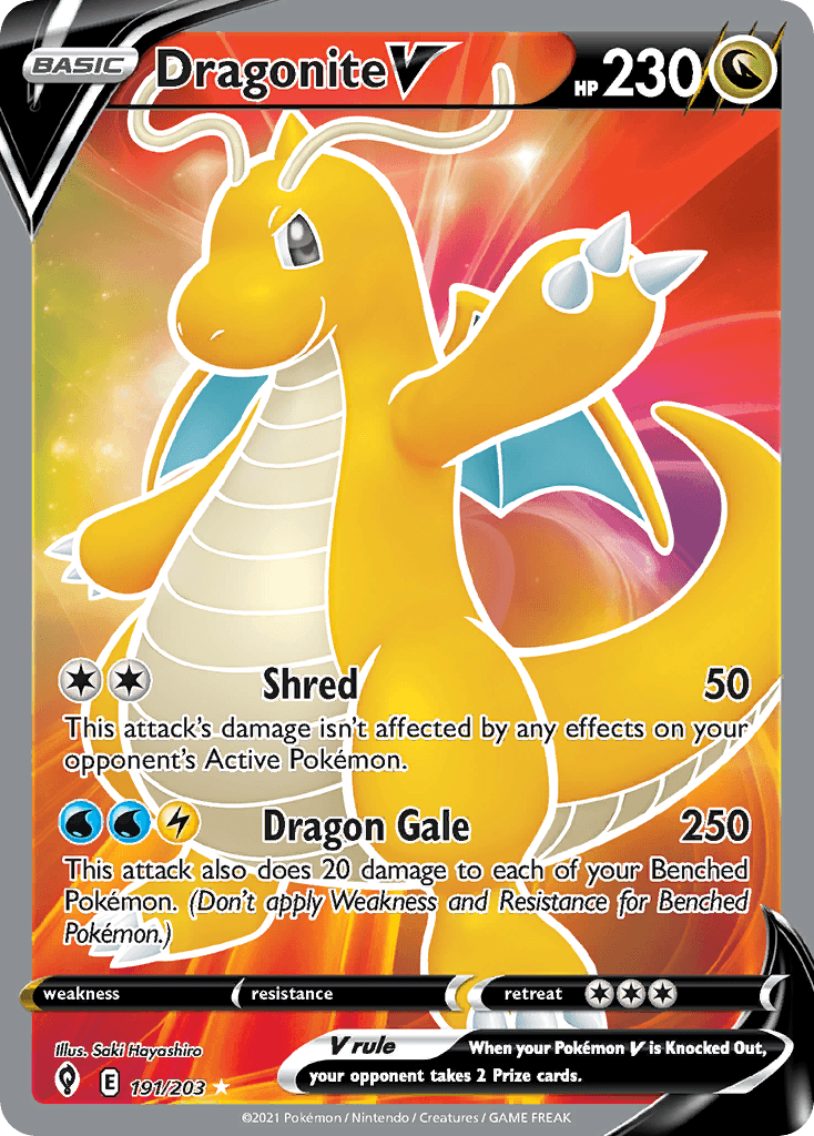 Dragonite V Evolving Skies