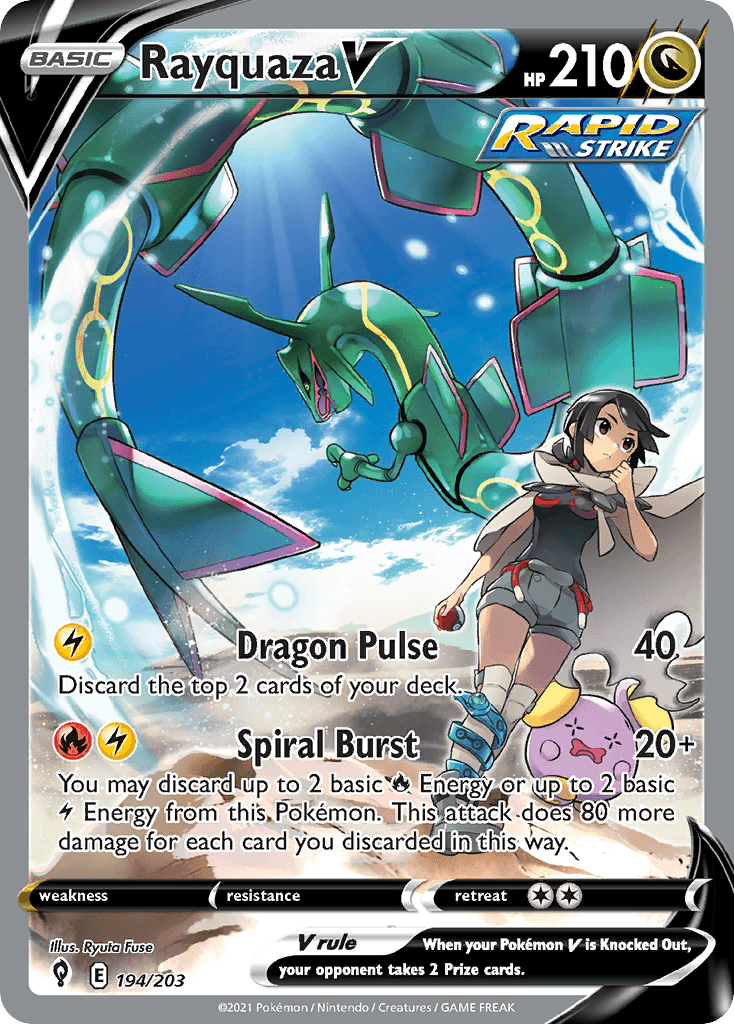 Rayquaza V Evolving Skies