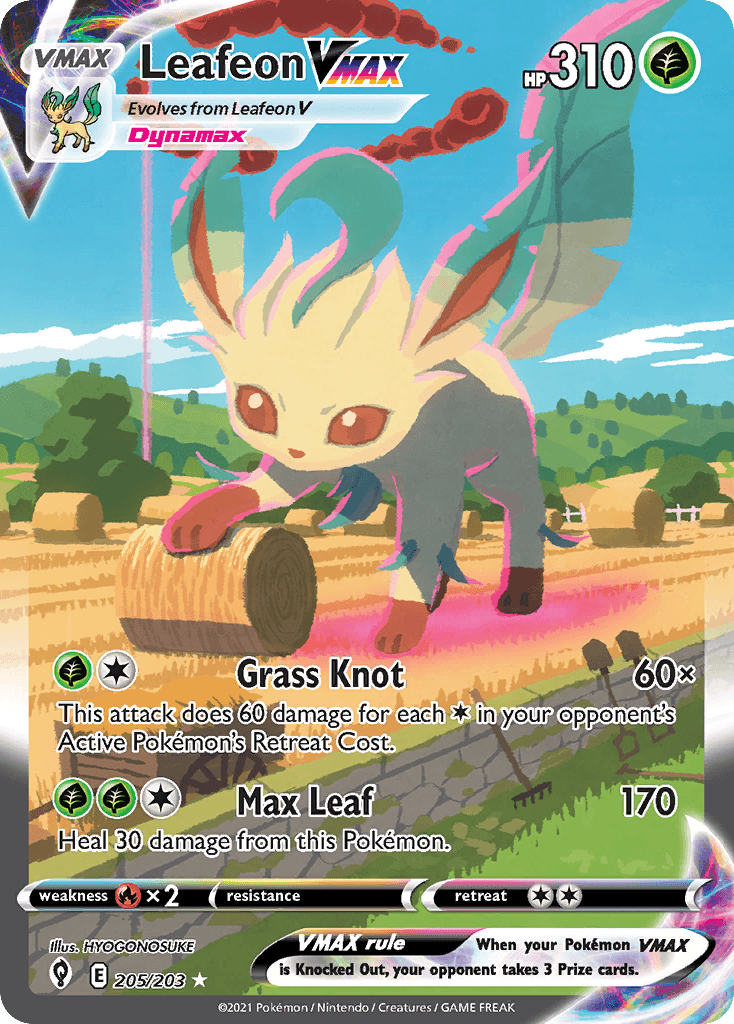 Leafeon VMAX Evolving Skies