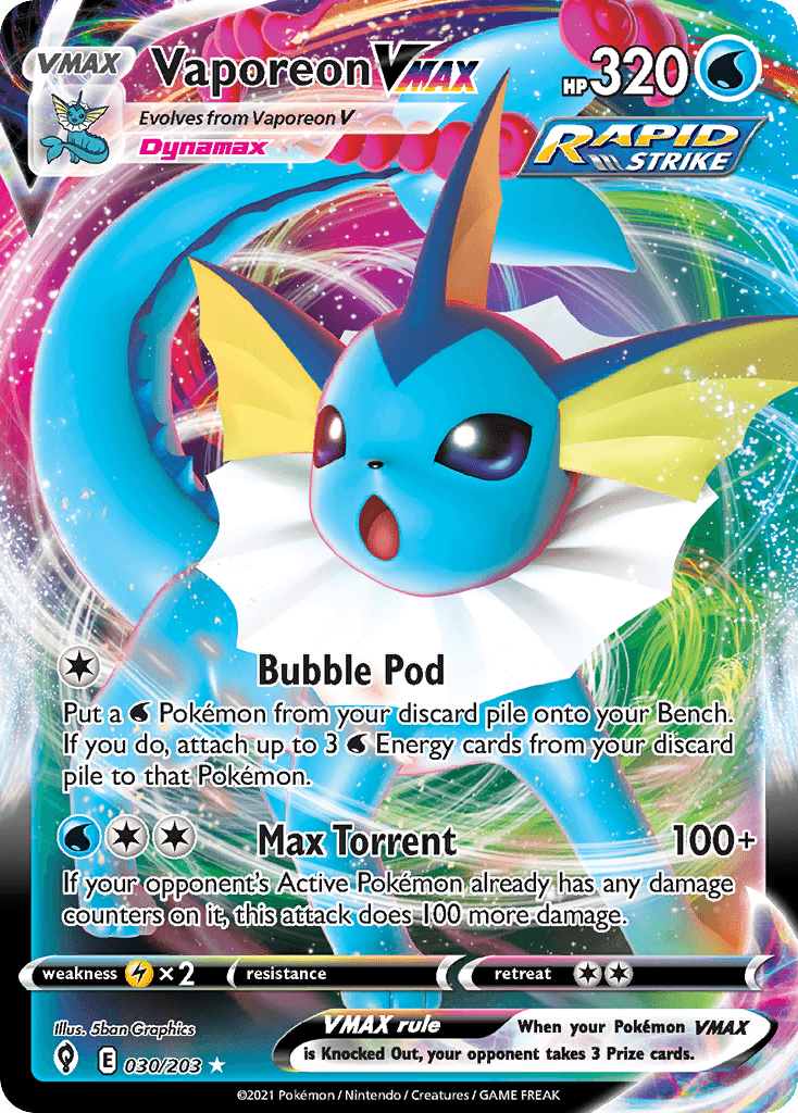 Vaporeon VMAX Evolving Skies