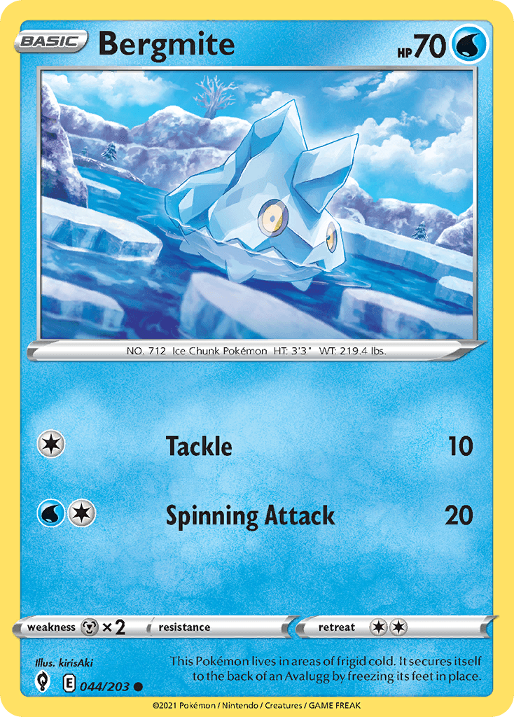 Bergmite Evolving Skies