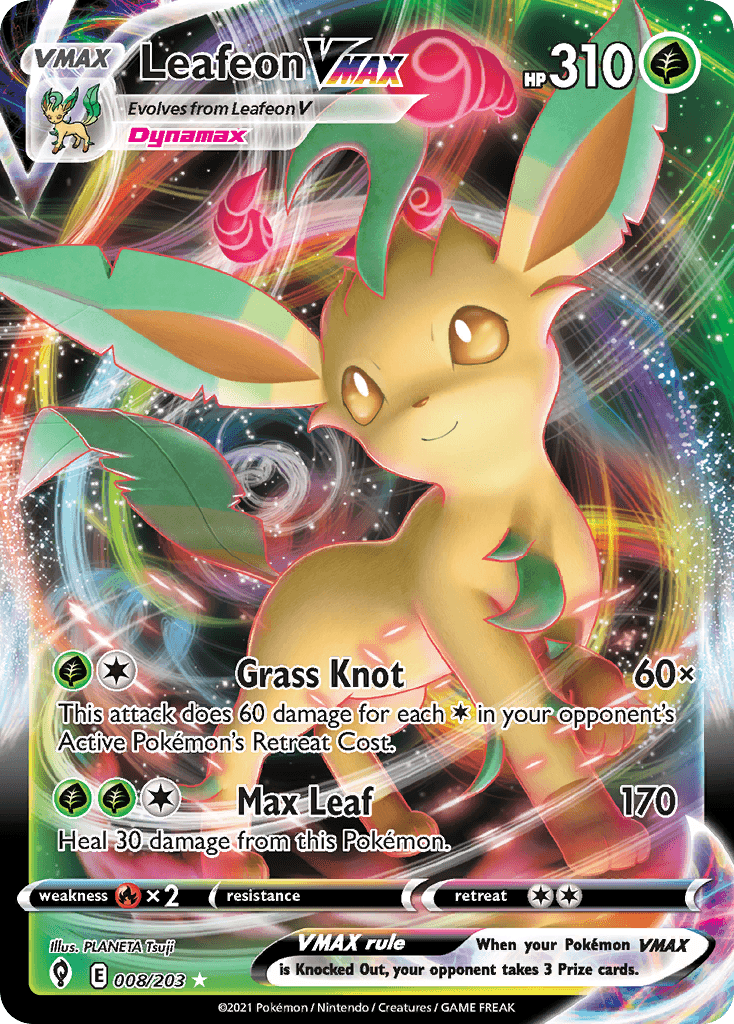 Leafeon VMAX Evolving Skies