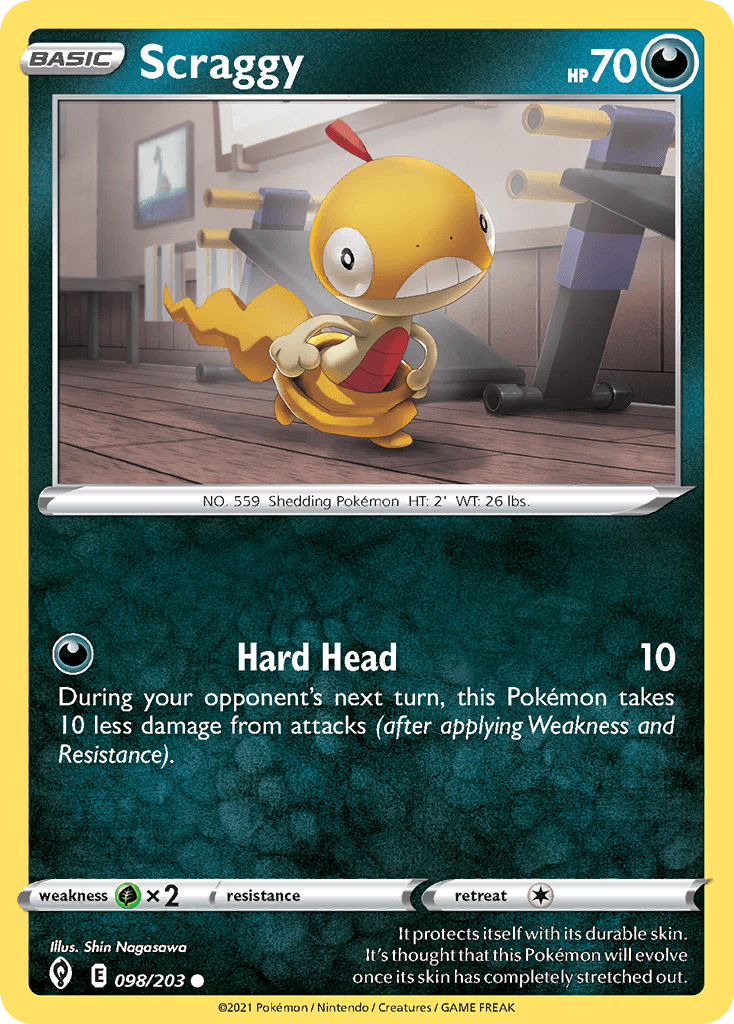Scraggy Evolving Skies