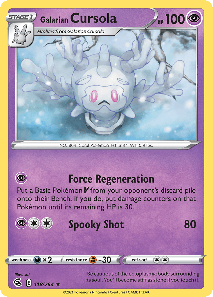 Galarian Cursola Fusion Strike