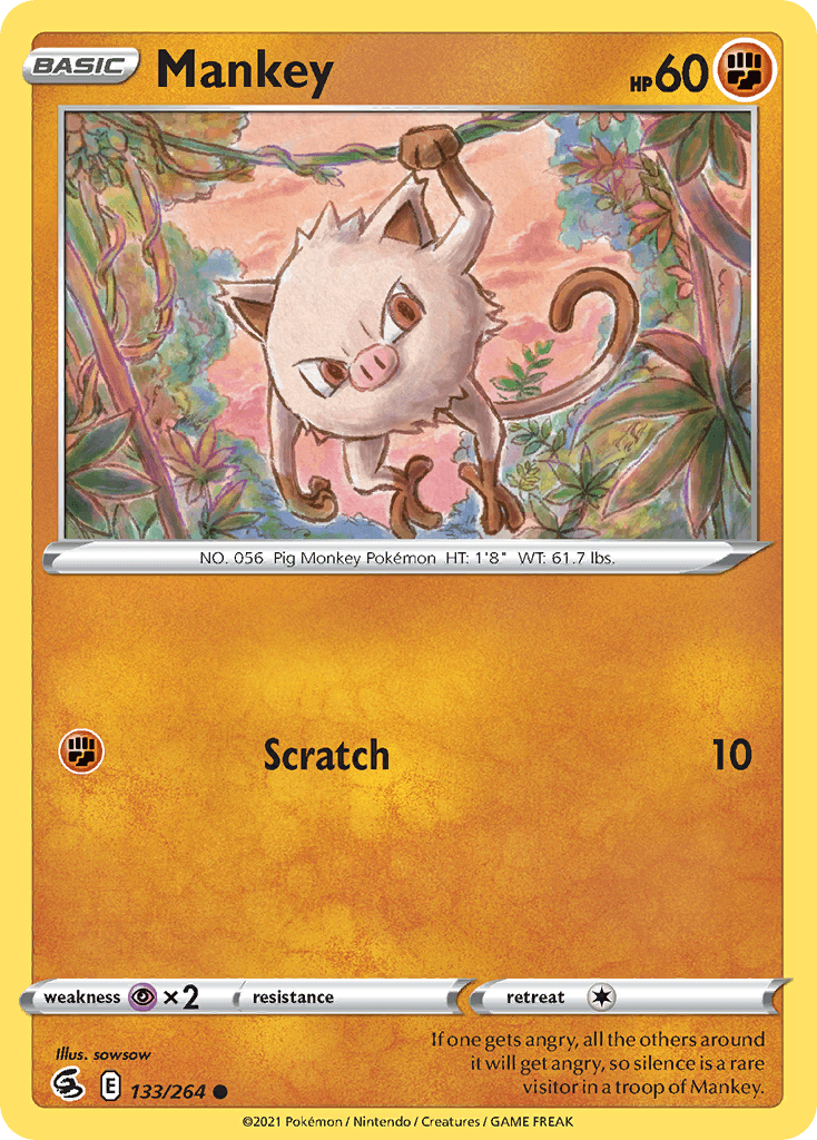 Mankey Fusion Strike