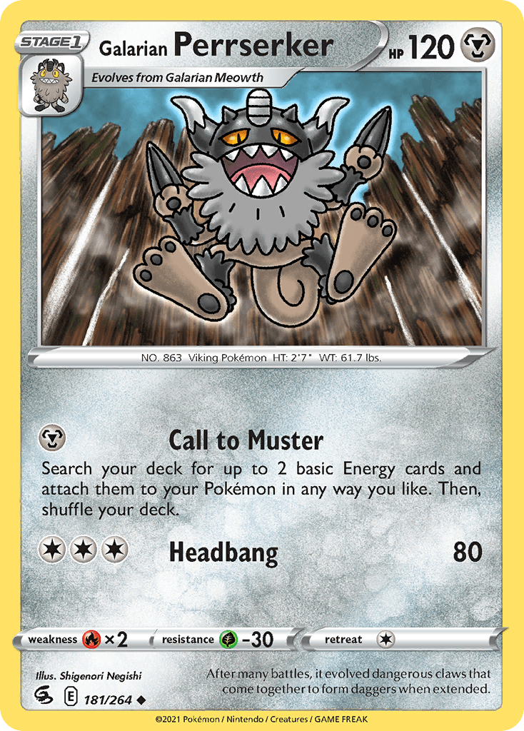 Galarian Perrserker Fusion Strike