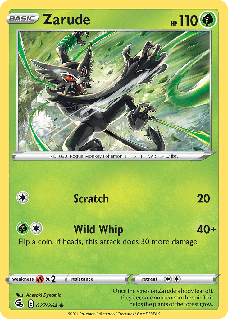 Zarude Fusion Strike