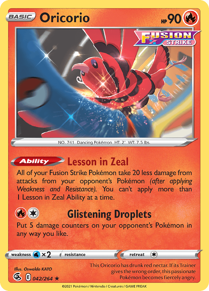 Oricorio Fusion Strike