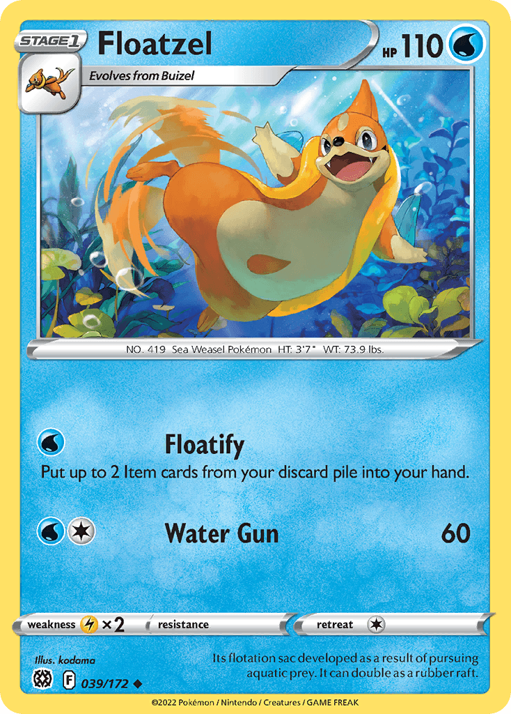 Floatzel Brilliant Stars