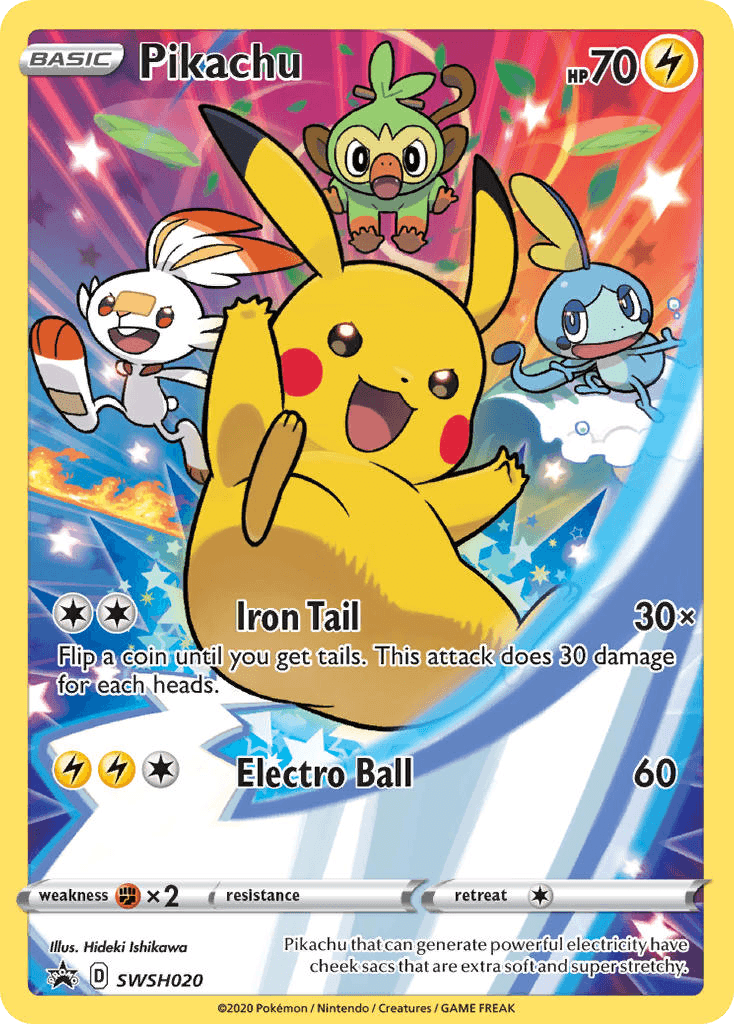 Pikachu SWSH Black Star Promos