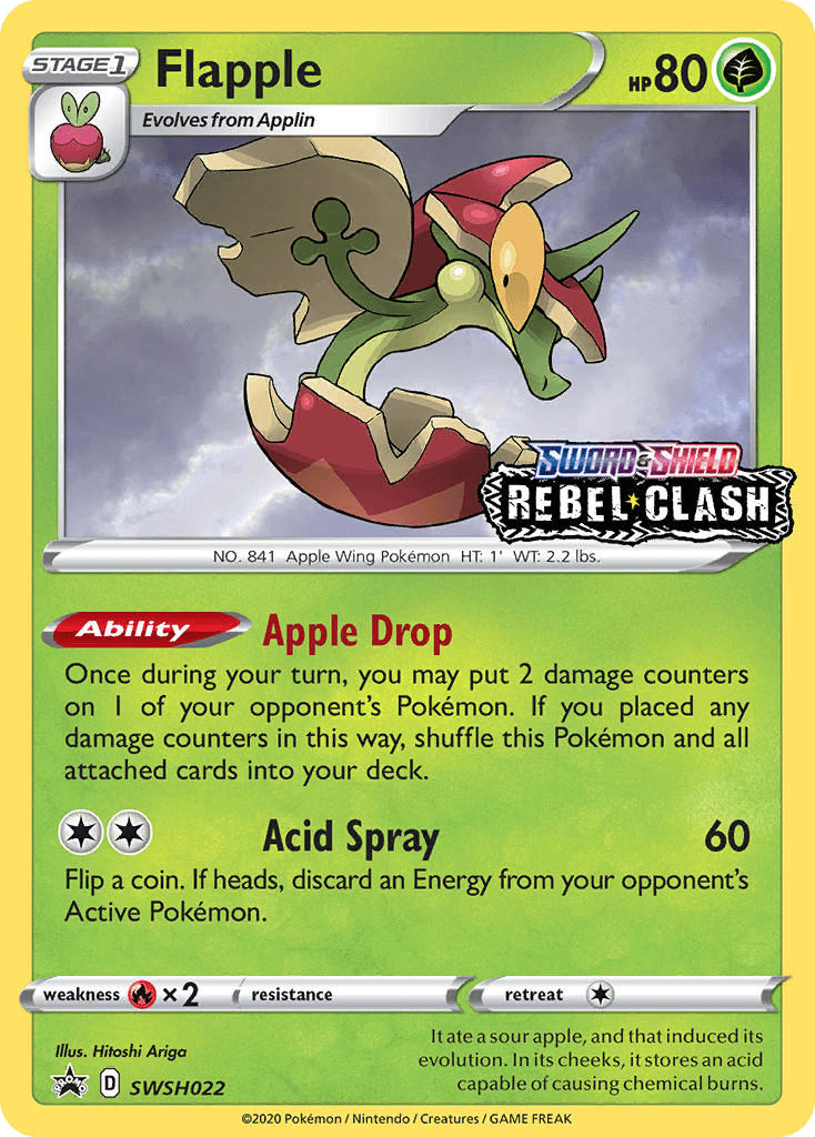 Flapple SWSH Black Star Promos