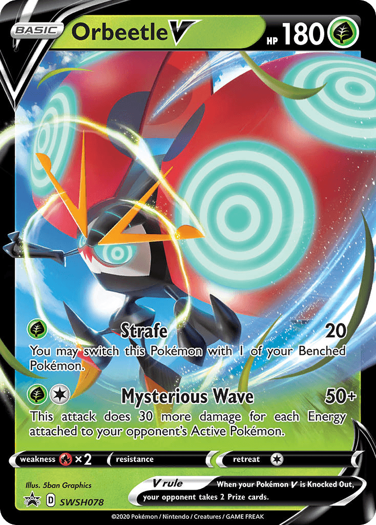 Orbeetle V SWSH Black Star Promos