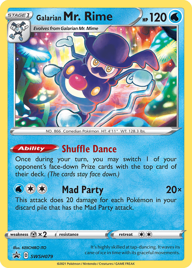 Galarian Mr. Rime SWSH Black Star Promos