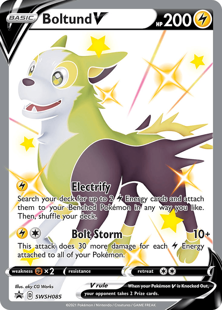 Boltund V SWSH Black Star Promos
