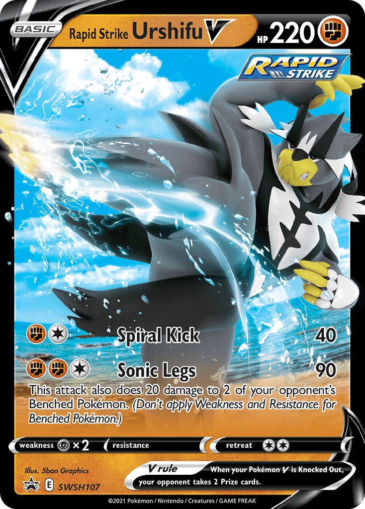Rapid Strike Urshifu V SWSH Black Star Promos