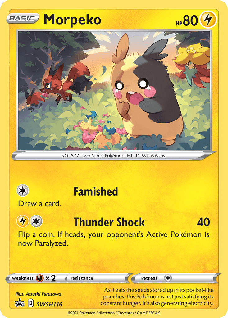 Morpeko SWSH Black Star Promos