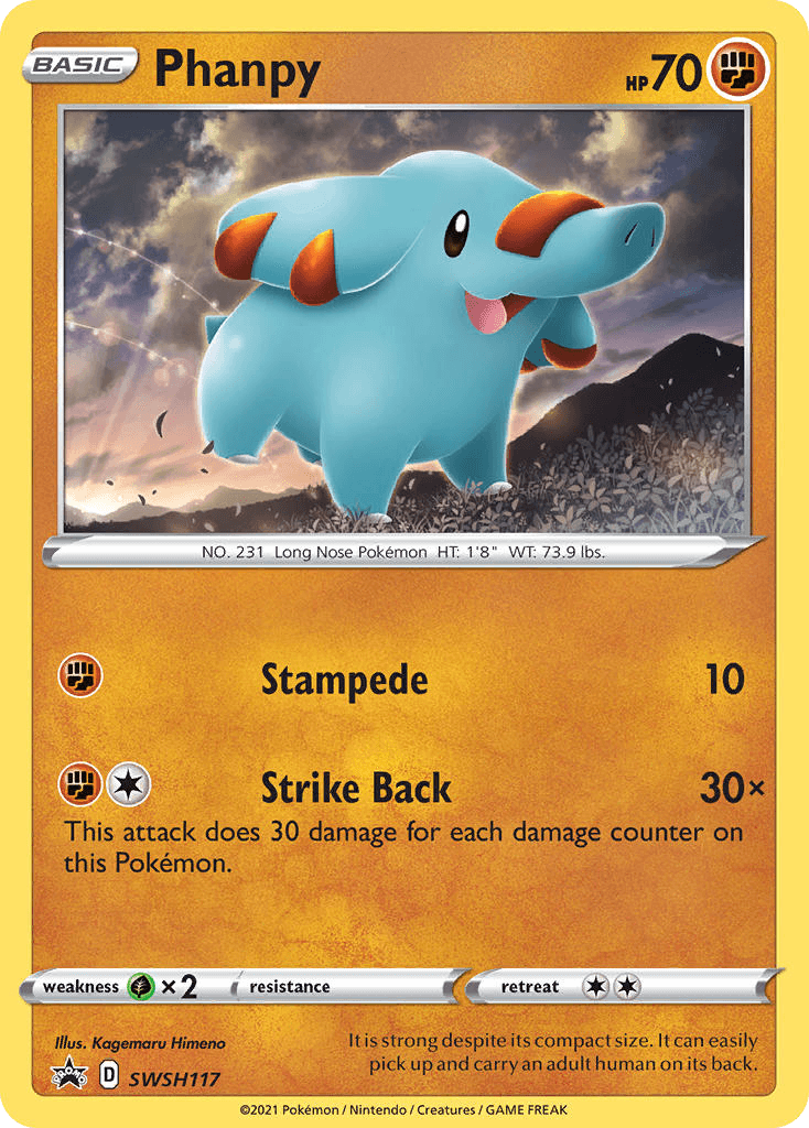 Phanpy SWSH Black Star Promos