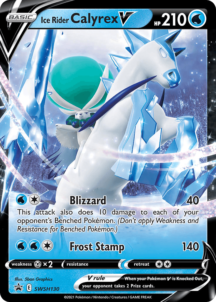 Ice Rider Calyrex V SWSH Black Star Promos