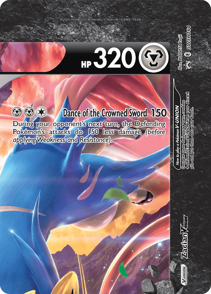 Zacian V-UNION SWSH Black Star Promos