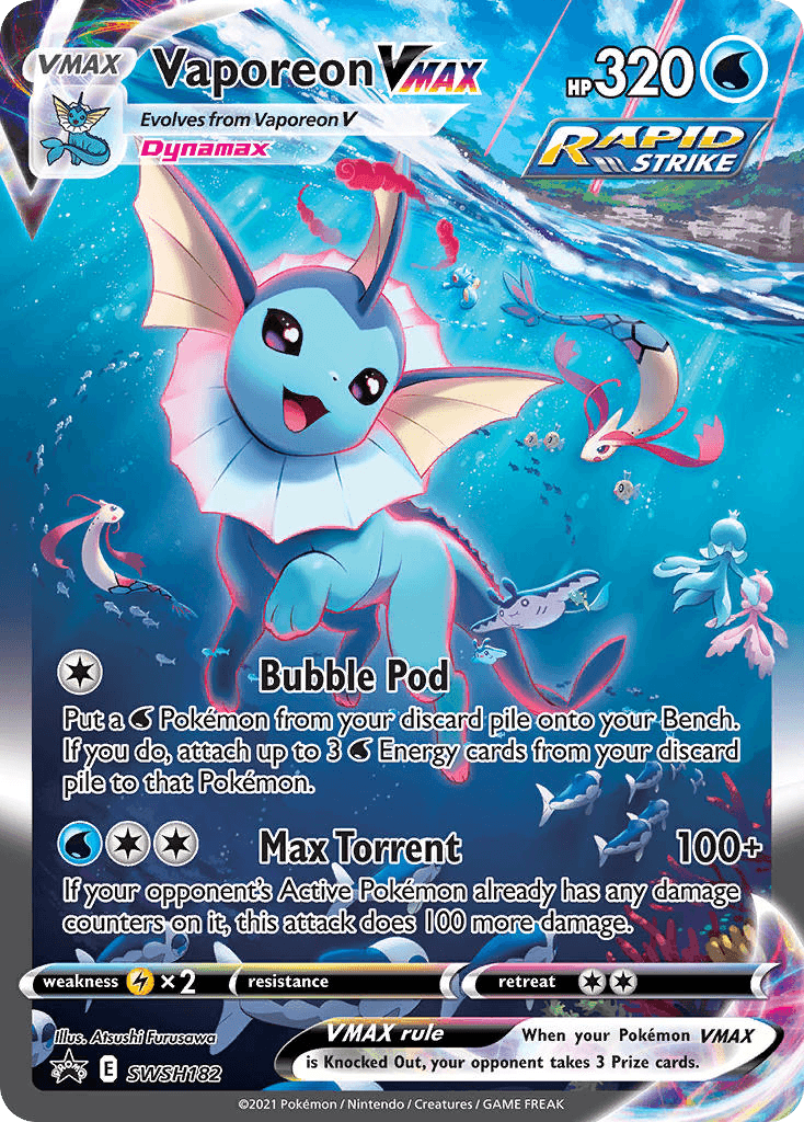 Vaporeon VMAX SWSH Black Star Promos