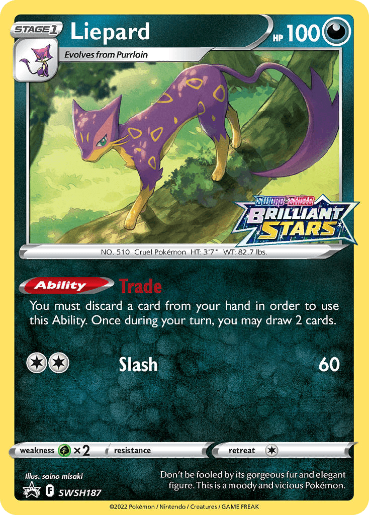 Liepard SWSH Black Star Promos