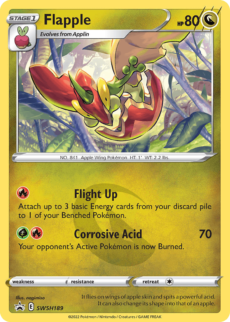Flapple SWSH Black Star Promos