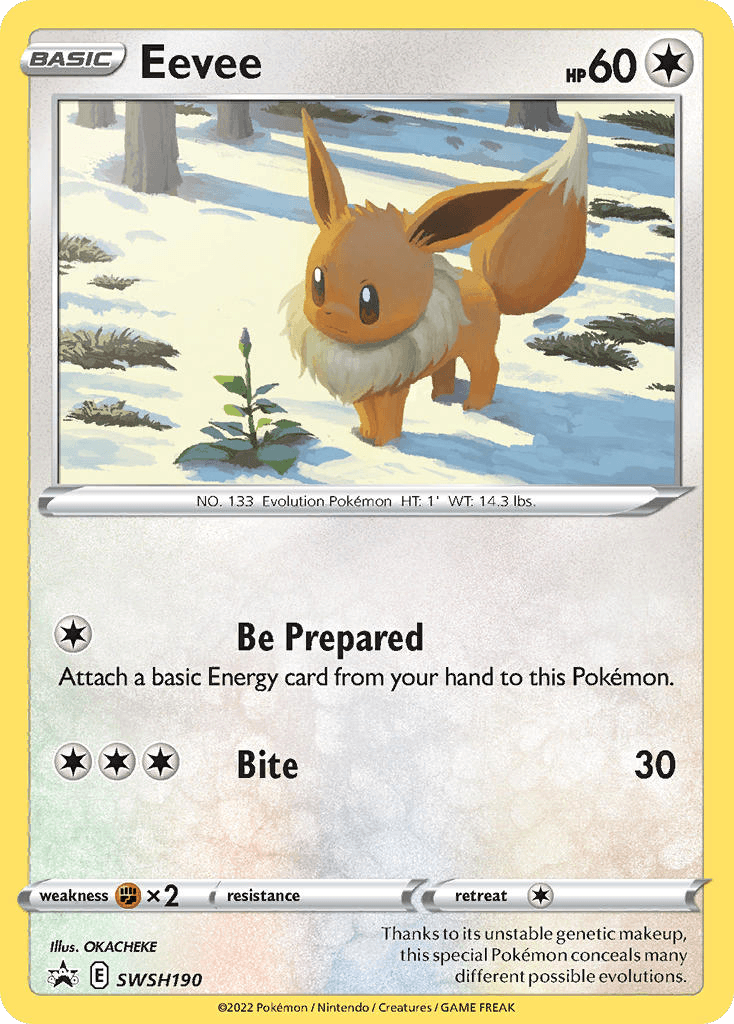Eevee SWSH Black Star Promos