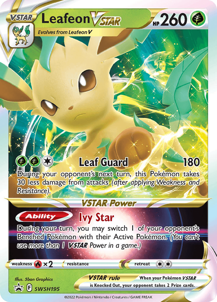 Leafeon VSTAR SWSH Black Star Promos