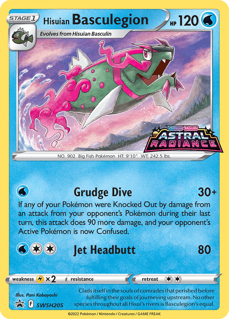Hisuian Basculegion SWSH Black Star Promos