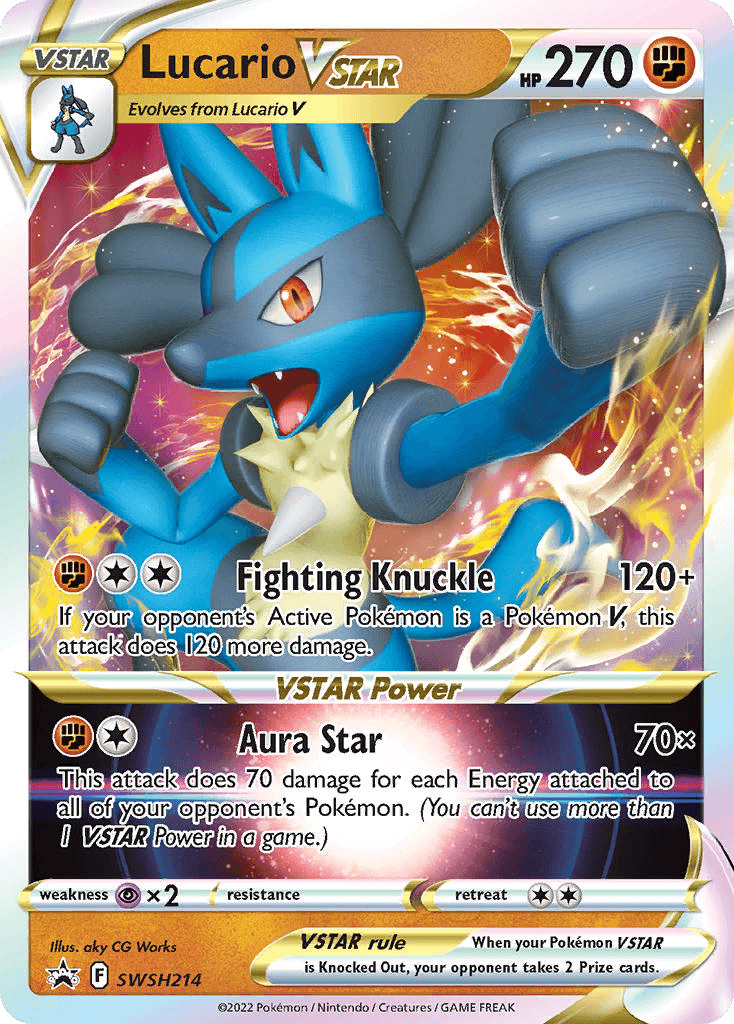 Lucario VSTAR SWSH Black Star Promos