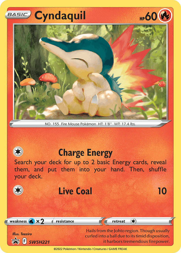 Cyndaquil SWSH Black Star Promos
