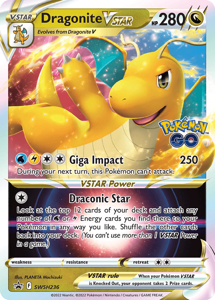 Dragonite VSTAR SWSH Black Star Promos
