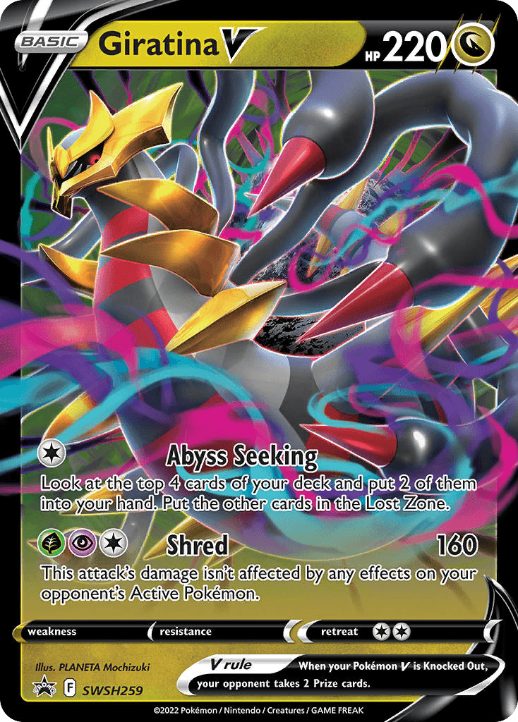 Giratina V SWSH Black Star Promos
