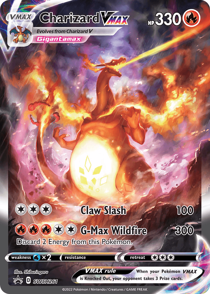 Charizard VMAX SWSH Black Star Promos