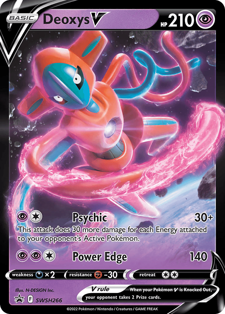 Deoxys V SWSH Black Star Promos