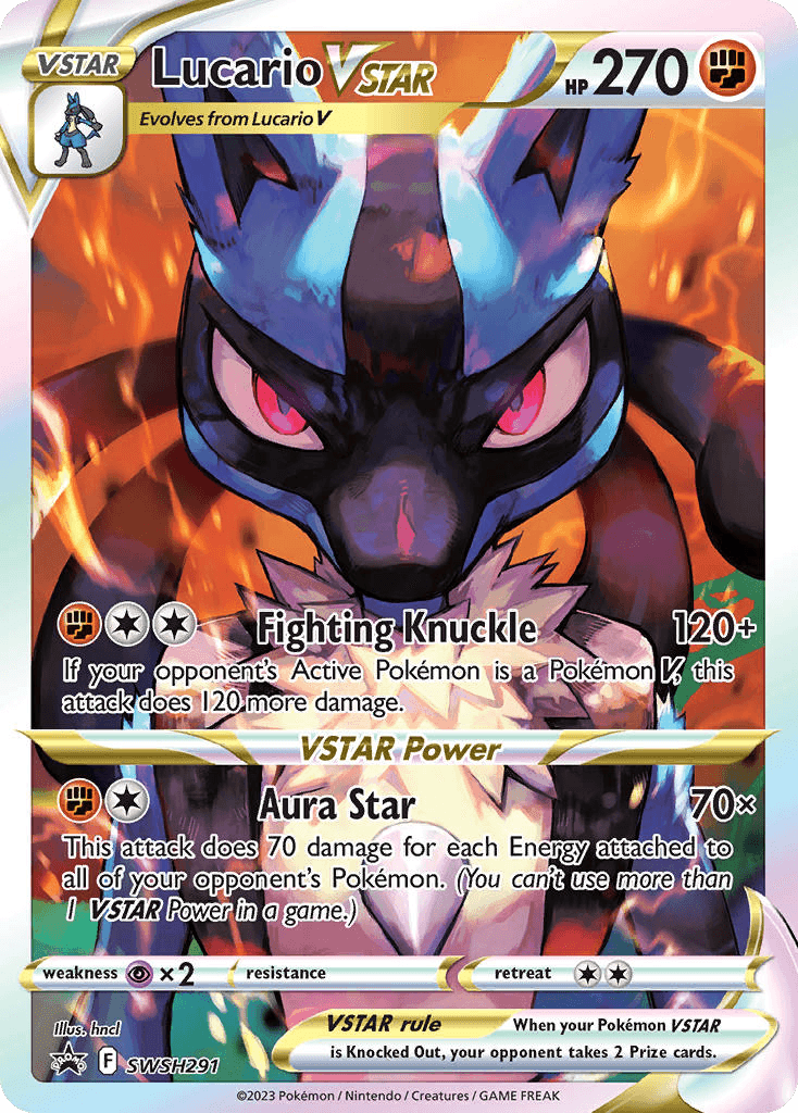 Lucario VSTAR SWSH Black Star Promos