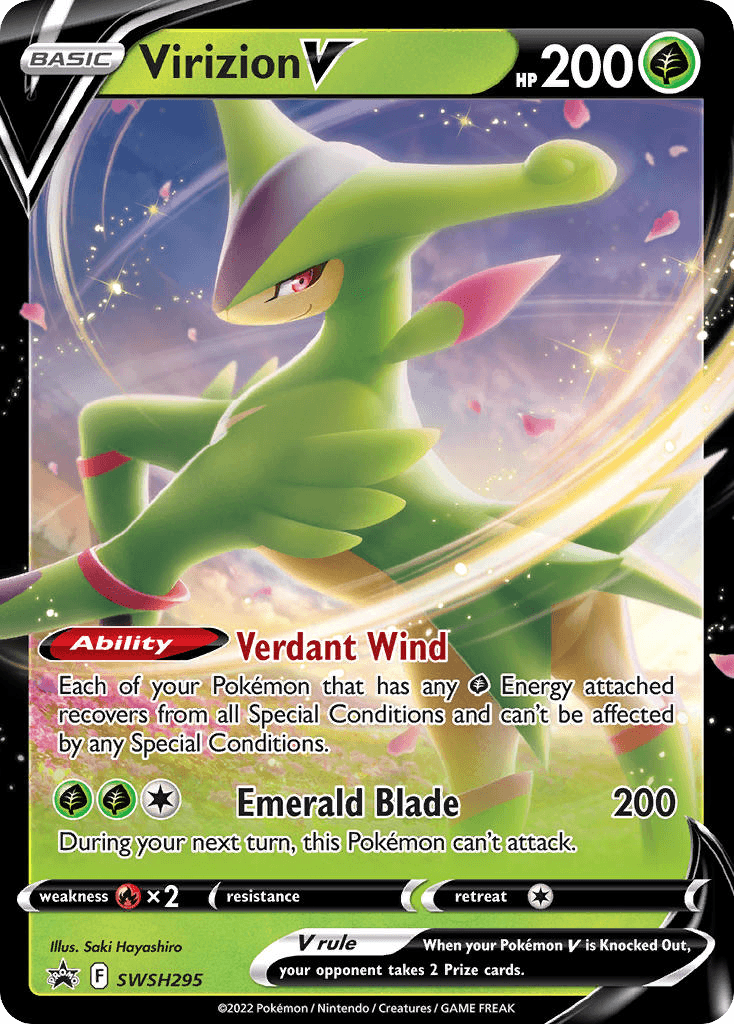 Virizion V SWSH Black Star Promos